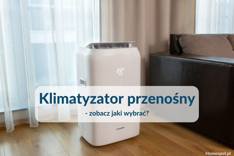 Klimatyzator przenośny w salonie