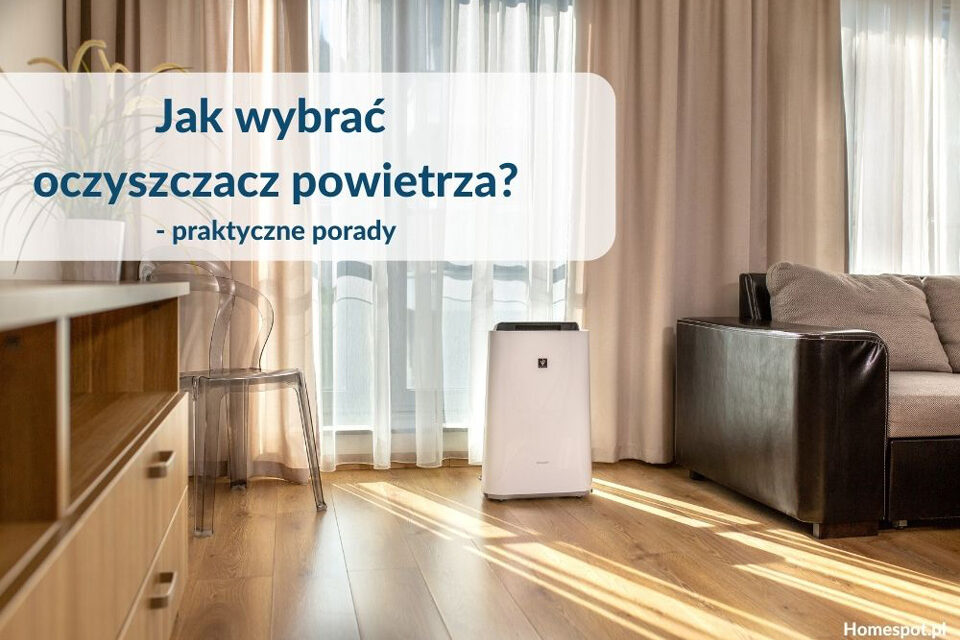 Oczyszczacz Sharp w salonie