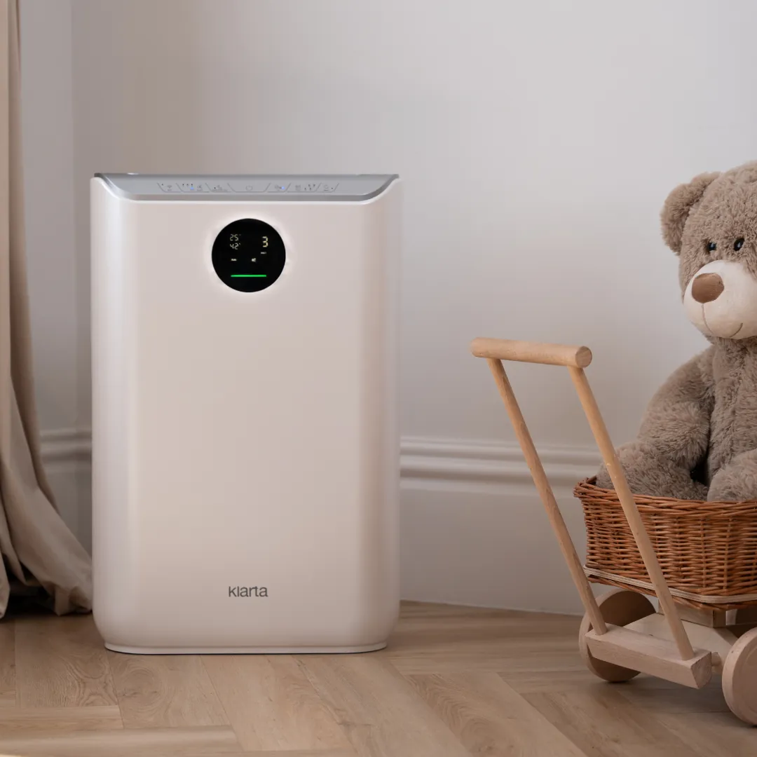 Klarta Stor 3 White - Bialy oczyszczacz powietrza z jonizacją