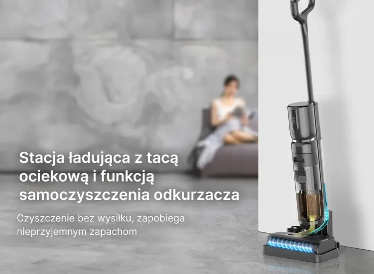 Funkcja samoczyszczenia w odkurzaczu Hygse Akva