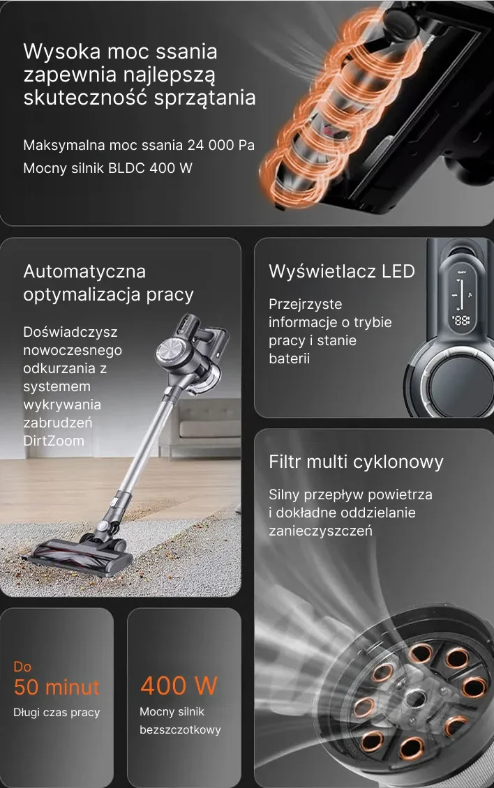 Hygse Handy - tanki i dobry odkurzacz pionowy