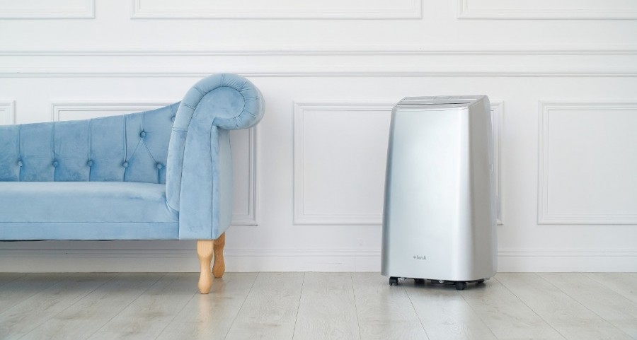 Klimatyzator przenośny Fersk Vind 2 WiFi HEPA w pokoju
