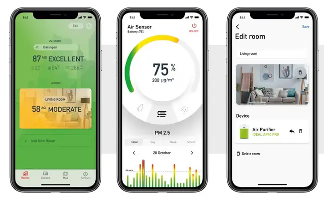 Ideal AP30 Pro aplikacja mobilna