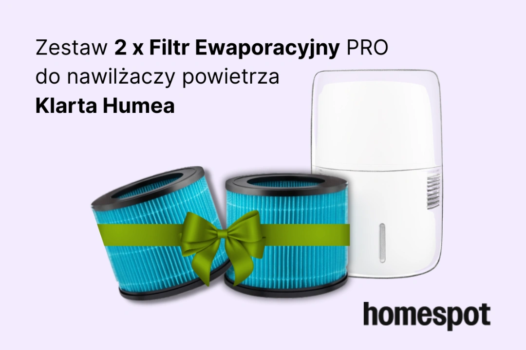 zestaw 2 filtrów ewaporacyjnych do klarta humea