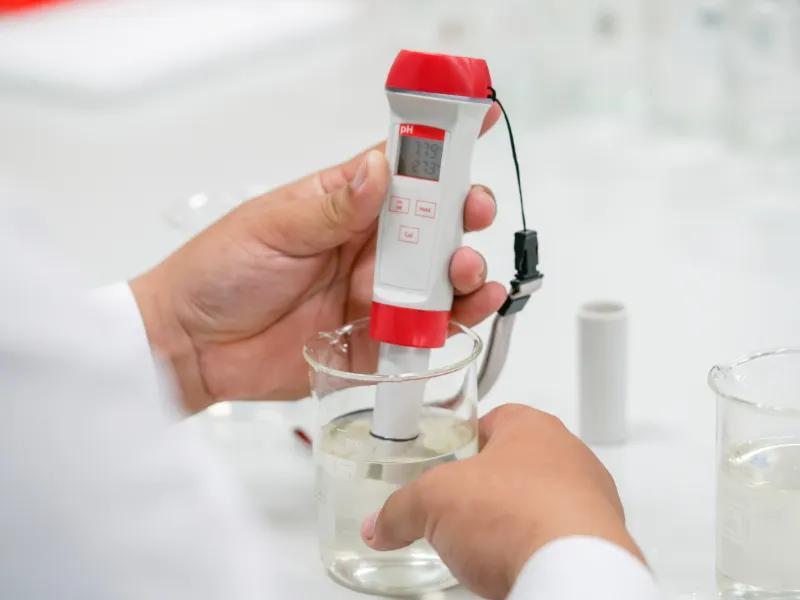 Badanie pH wody