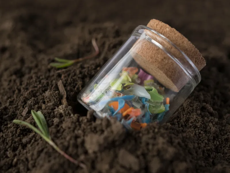 Mikroplastik w słoiku